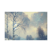 Winter Sky Snowscape Expression Winter Painting Canvas