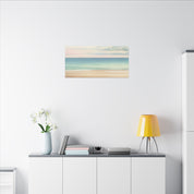 Sunset Serenity: An Ocean Beach Canvas Painting Coastal Wall Art Canvas