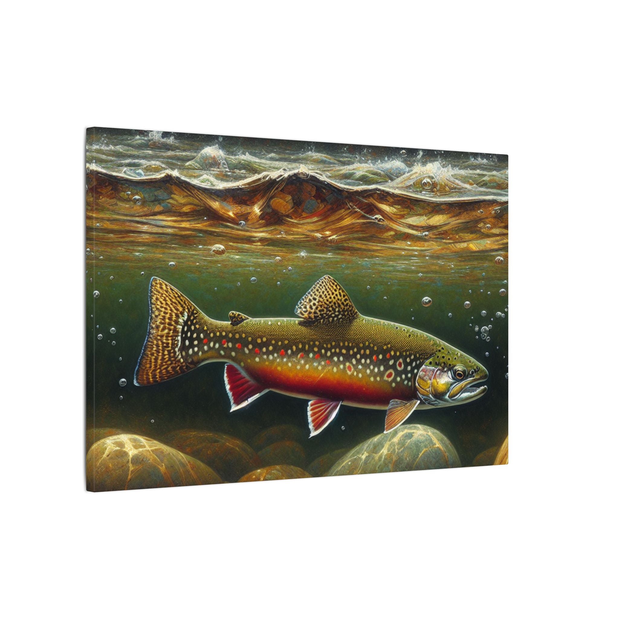 Brook Trout Stream Canvas