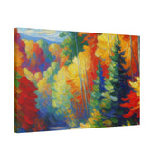 Autumn Cascade Symphony Fall Painting Canvas