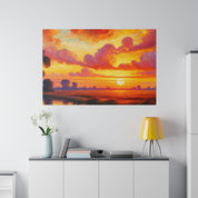 Solaris Meltdown Harmony Sunset Painting Canvas