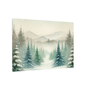 Winter Pines Peak Canvas