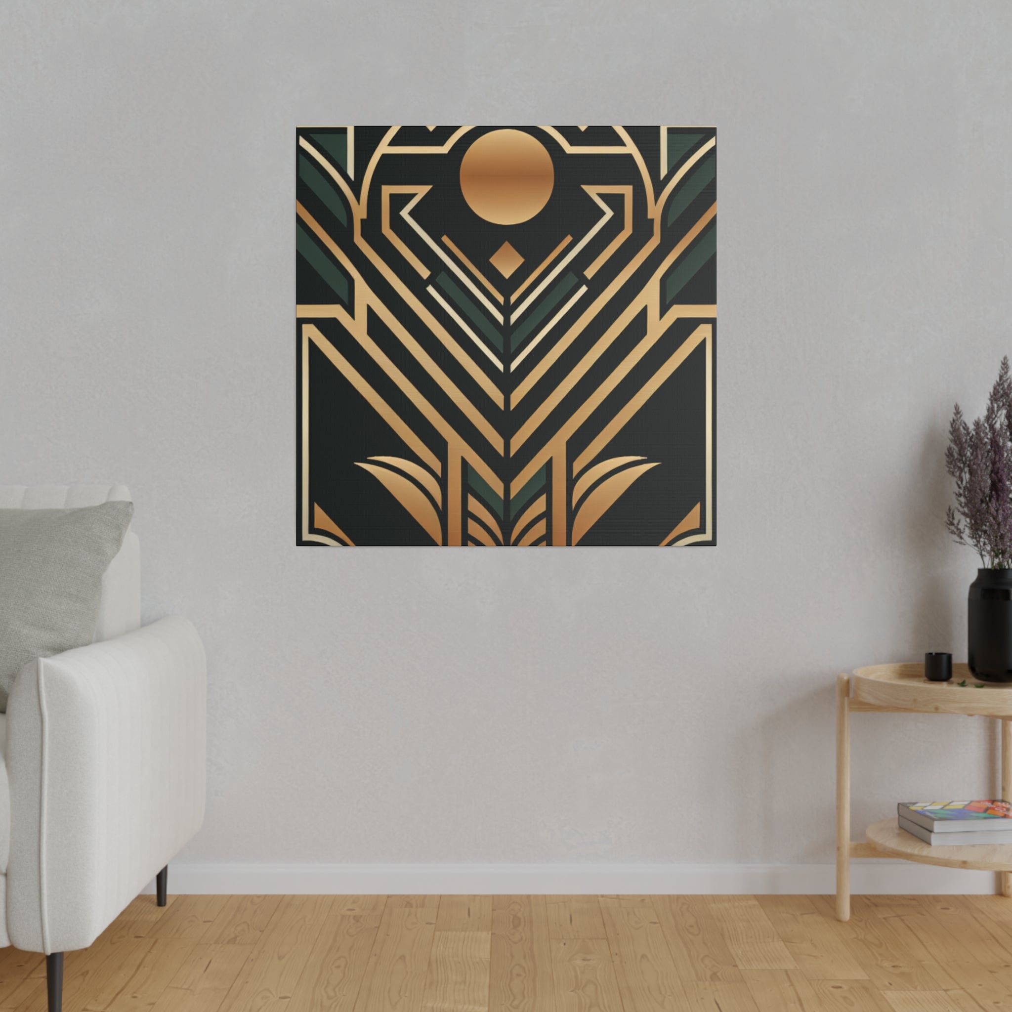 Deco Elegance Symphony Art Deco Wall Art Canvas