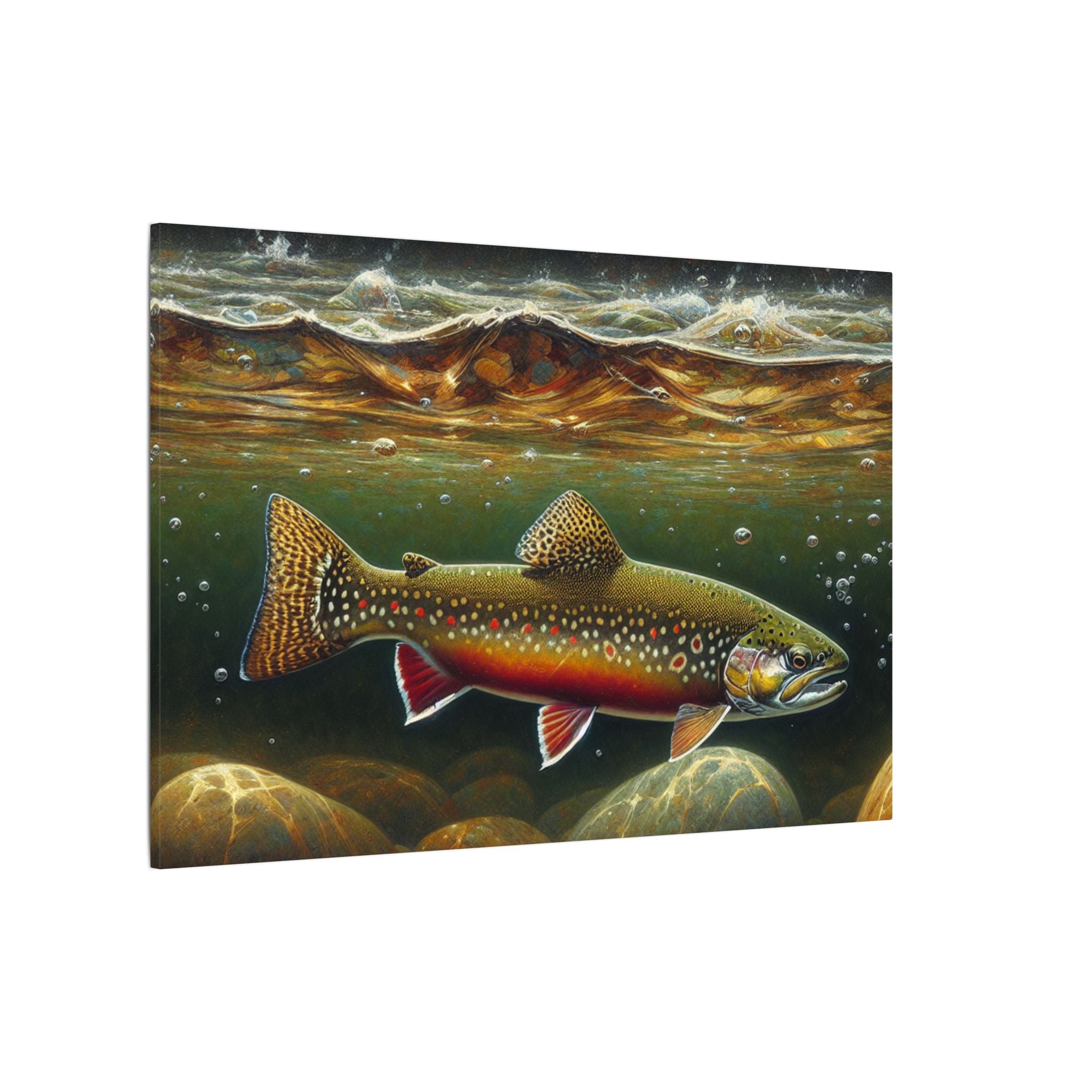 Brook Trout Stream Canvas