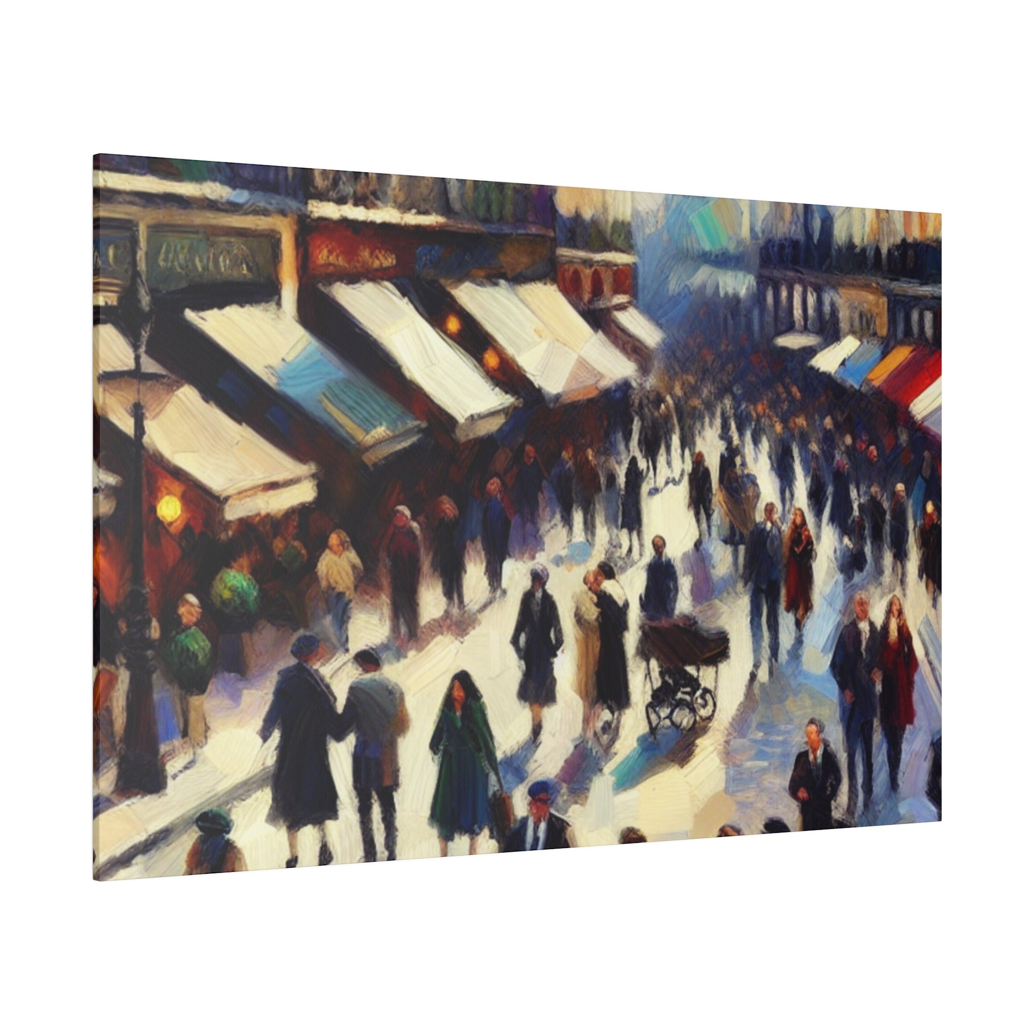 Parisian Mirage French Street Painting Canvas