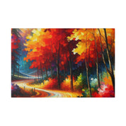 Harvest Aura Symphony Fall Painting Canvas