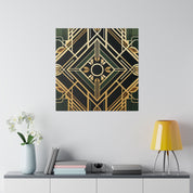 Gatsby Jazz Geometry Art Deco Wall Art Canvas