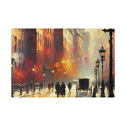 Boston Prism Portrayal Boston Street Painting Canvas