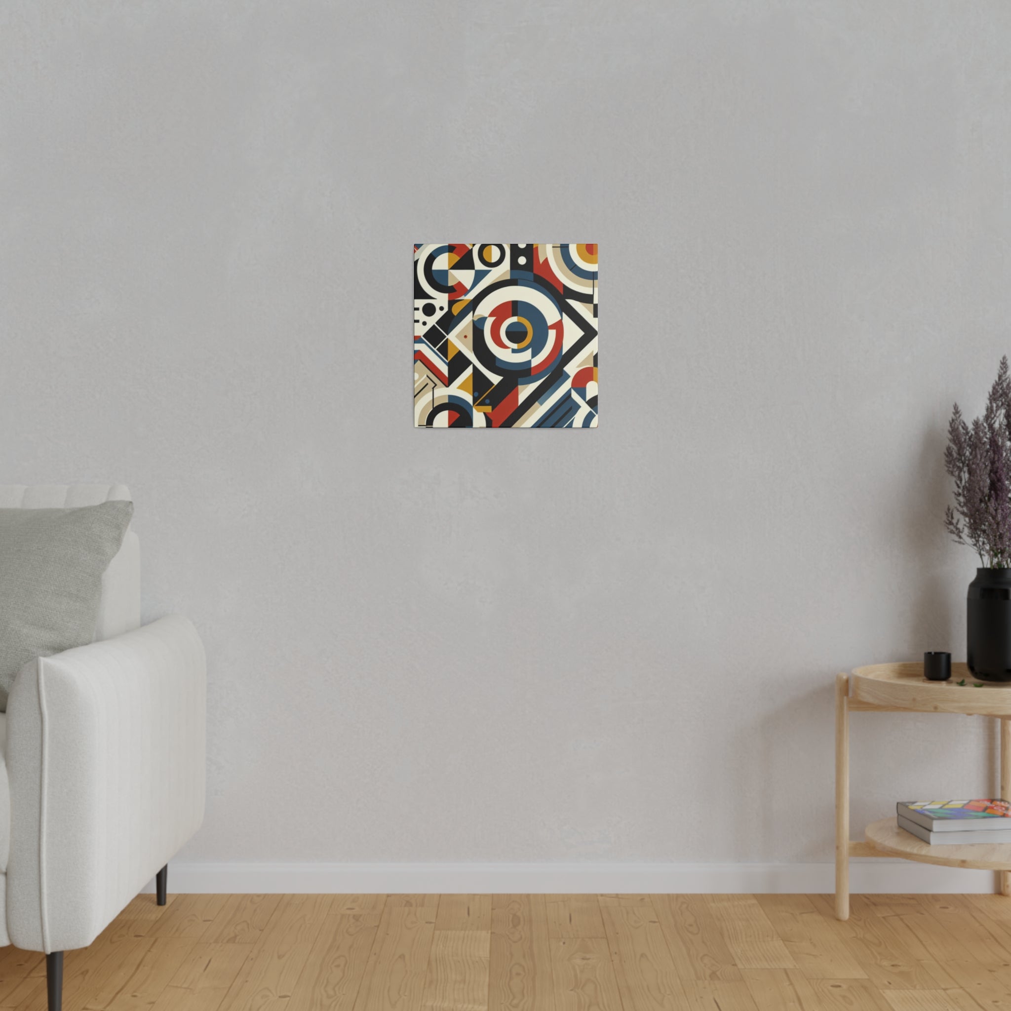 Vivid Dimensions Geometric Tapestry of Imagination Geometric Painting Canvas