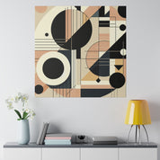 Kaleidoscope Perspectives Geometric Painting Canvas