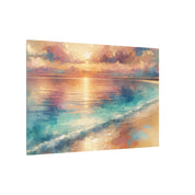 Tranquil Beach Pastel Canvas