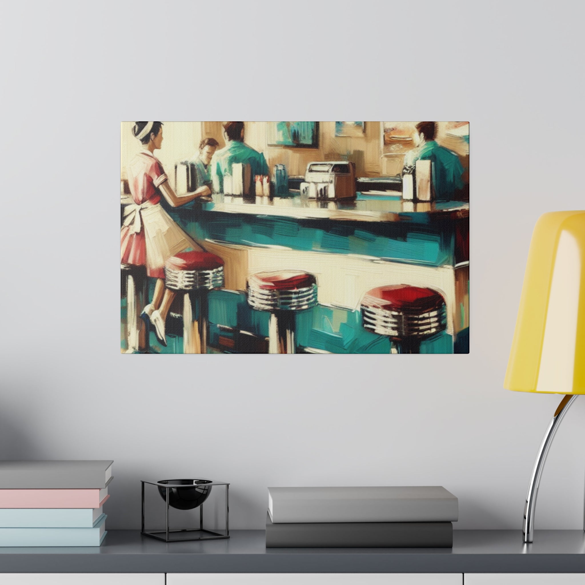 Homely Diner Reverie Diner Painting Canvas