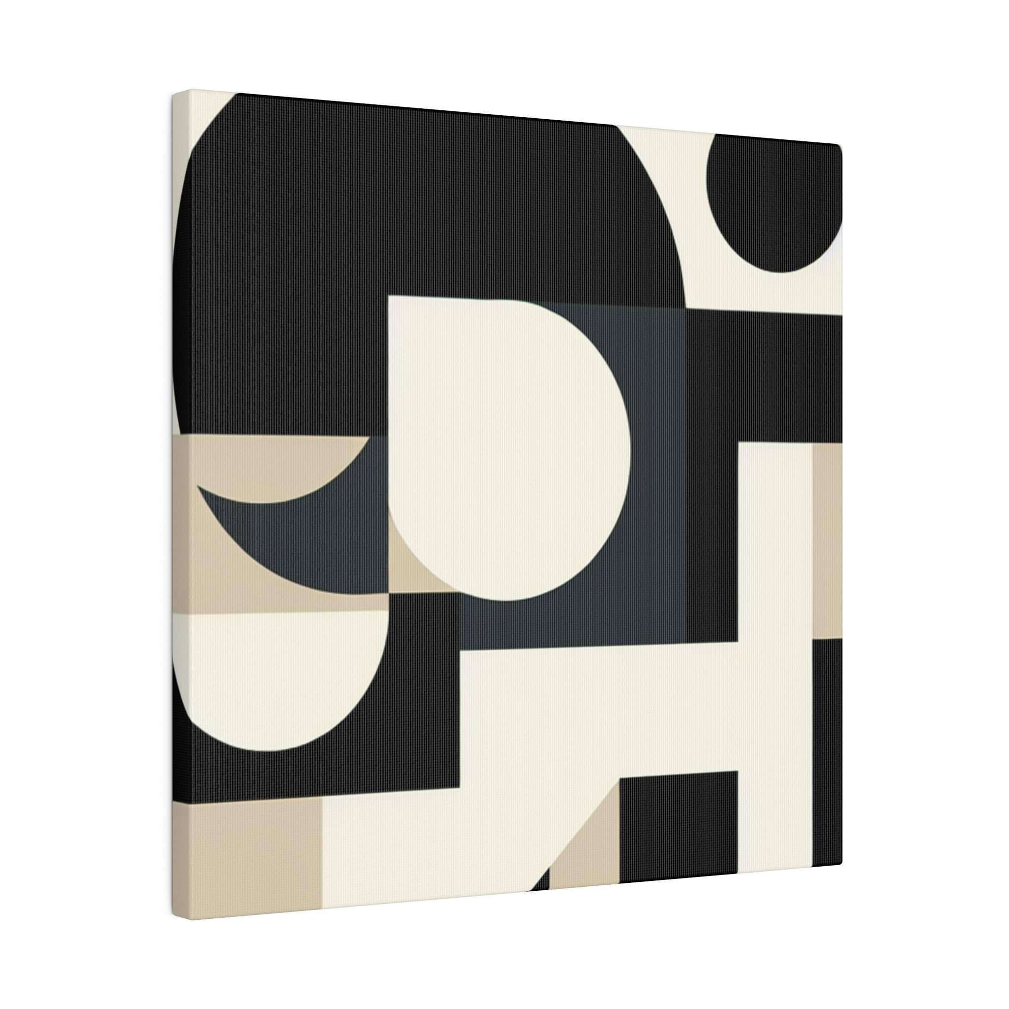 Geometric Harmony A Spatial Symphony Geometric Painting Canvas