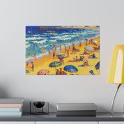 Sea Vintage Whispers Beach Painting Canvas