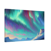 Aurora Frost Mirage Northern Lights Painting Canvas