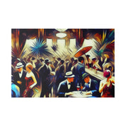 Hush Haven 1920s Retro Speakeasy Bar Art Canvas