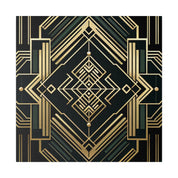 Deco Dynamo Elegance Pattern Art Deco Wall Art Canvas