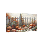 Pumpkin Garden in Autumn Light Canvas