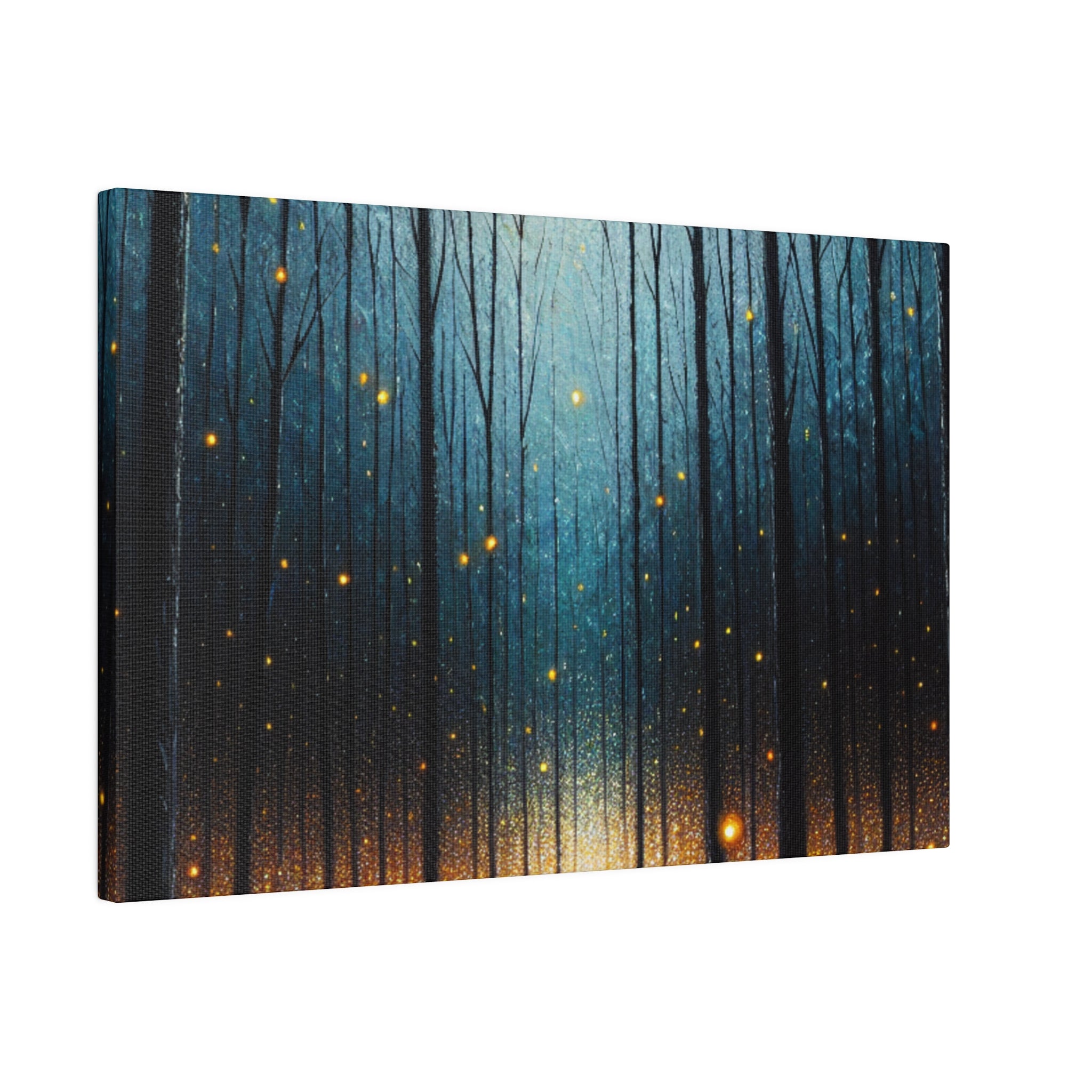 Forest Painting | Firefly Forest Landscape Canvas