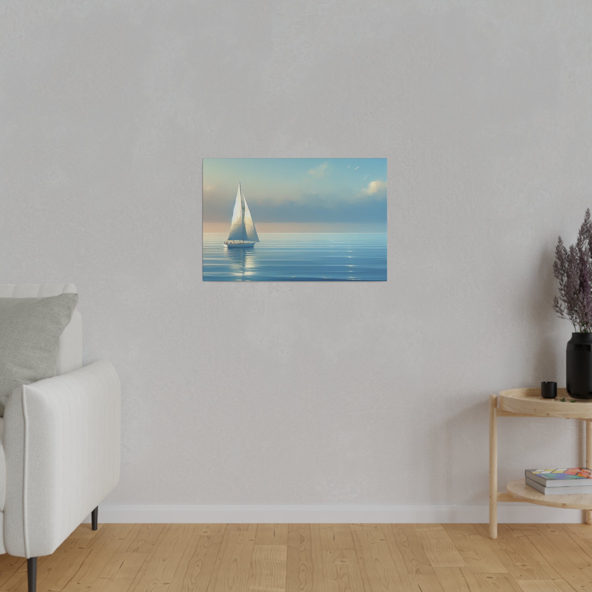 Sailor's Repose Sailboat Painting Canvas