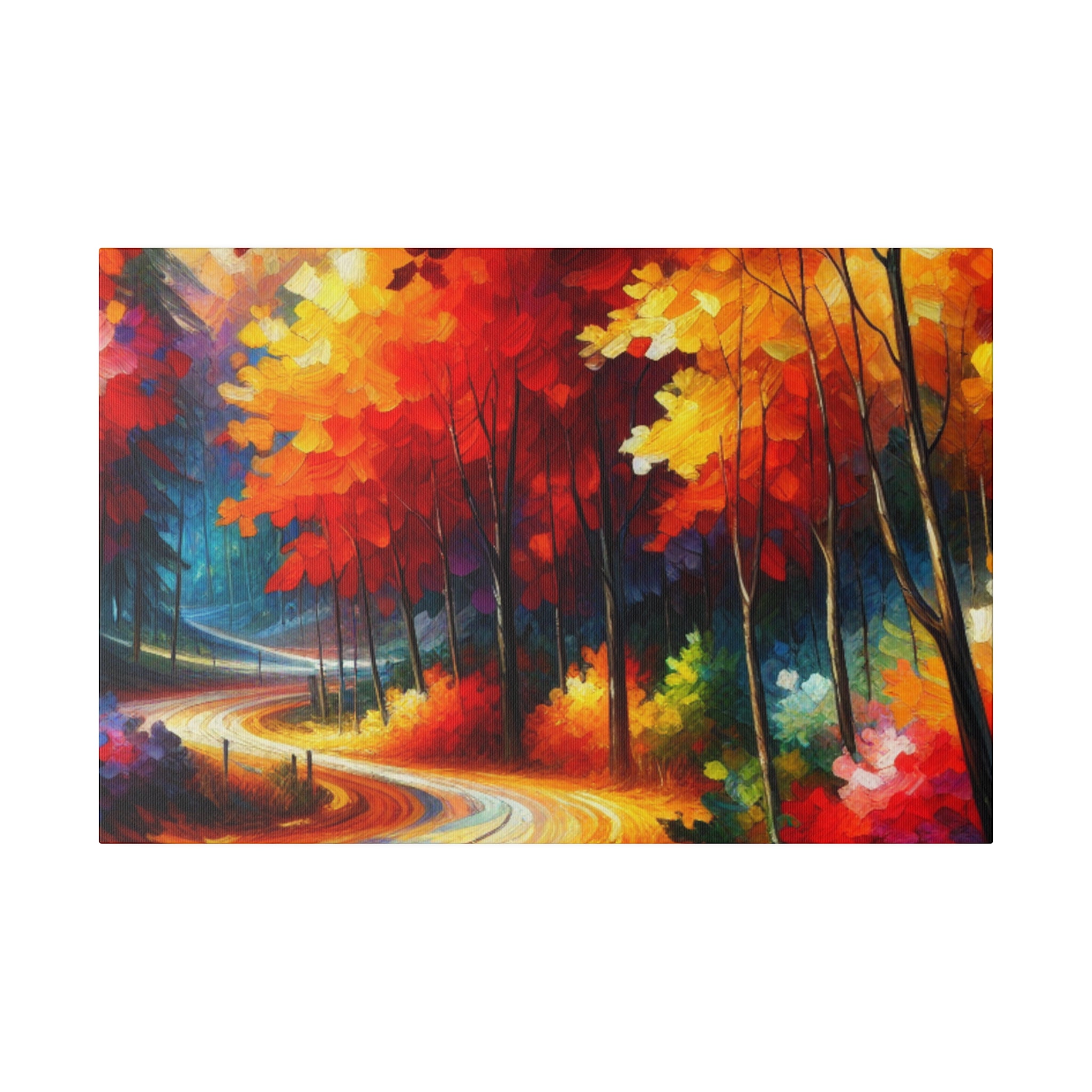 Harvest Aura Symphony Fall Painting Canvas