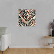 Maximalist Mosaic of Modernity Geometric Painting Canvas