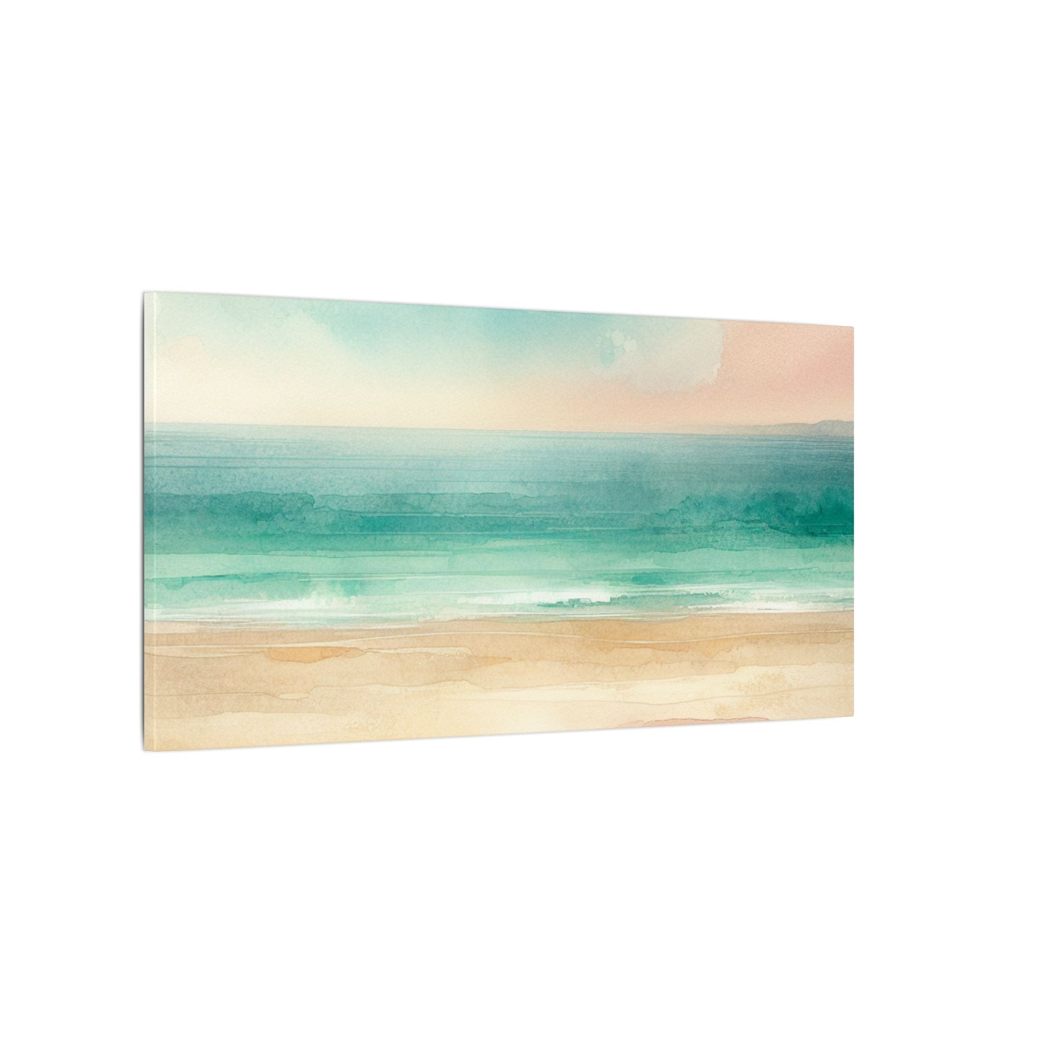 Tranquil Beach & Sky Canvas