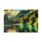 Serene Lake Whispers Lake Painting Canvas