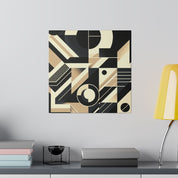 Vivid Geometry A Kaleidoscope of Shape and Color Geometric Painting Canvas