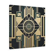 Deco Enchantment Mosaic Pattern Art Deco Wall Art Canvas