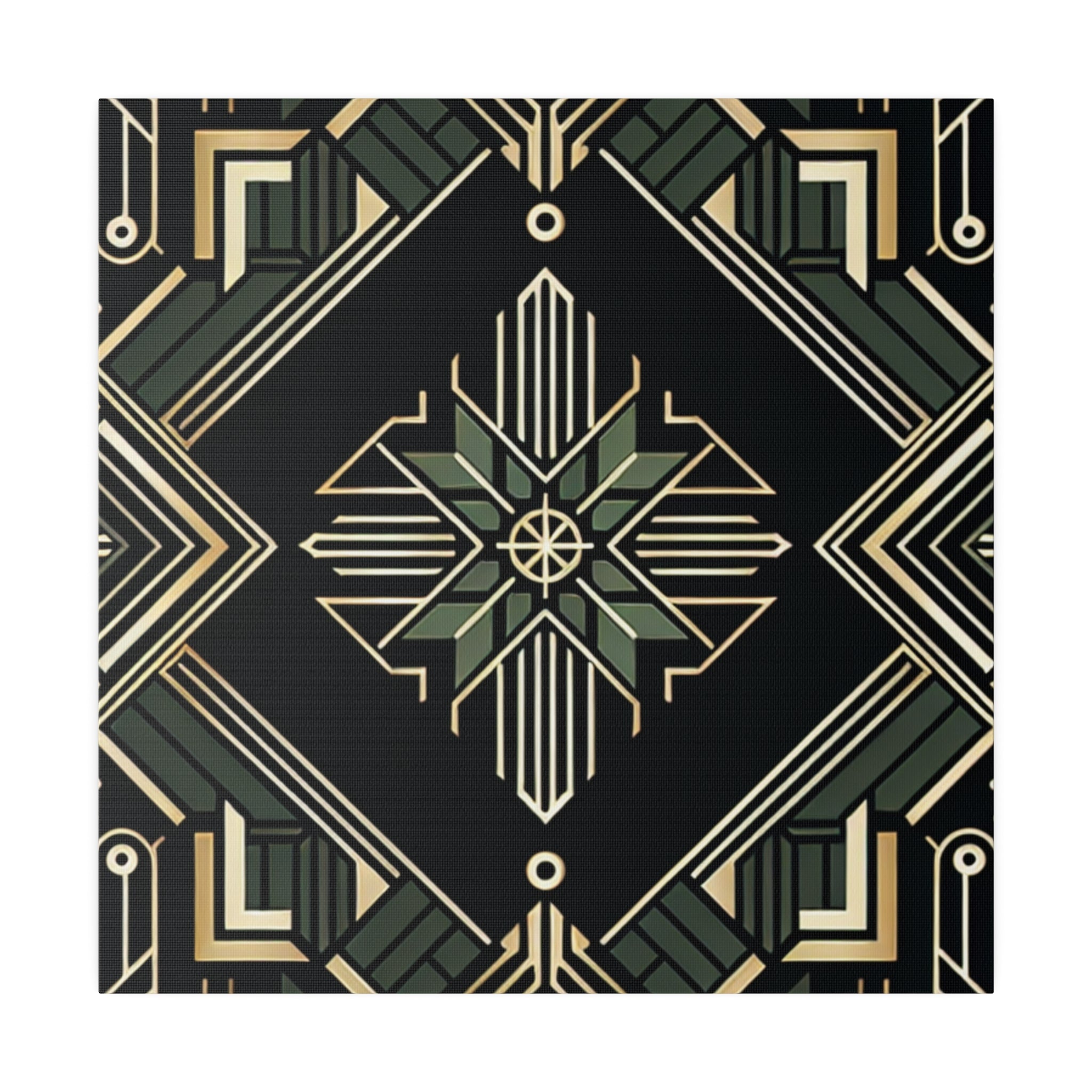 Deco Luxe Delight Art Deco Wall Art Canvas