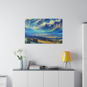 Summit Wonder Mountain Landscape Painting Canvas