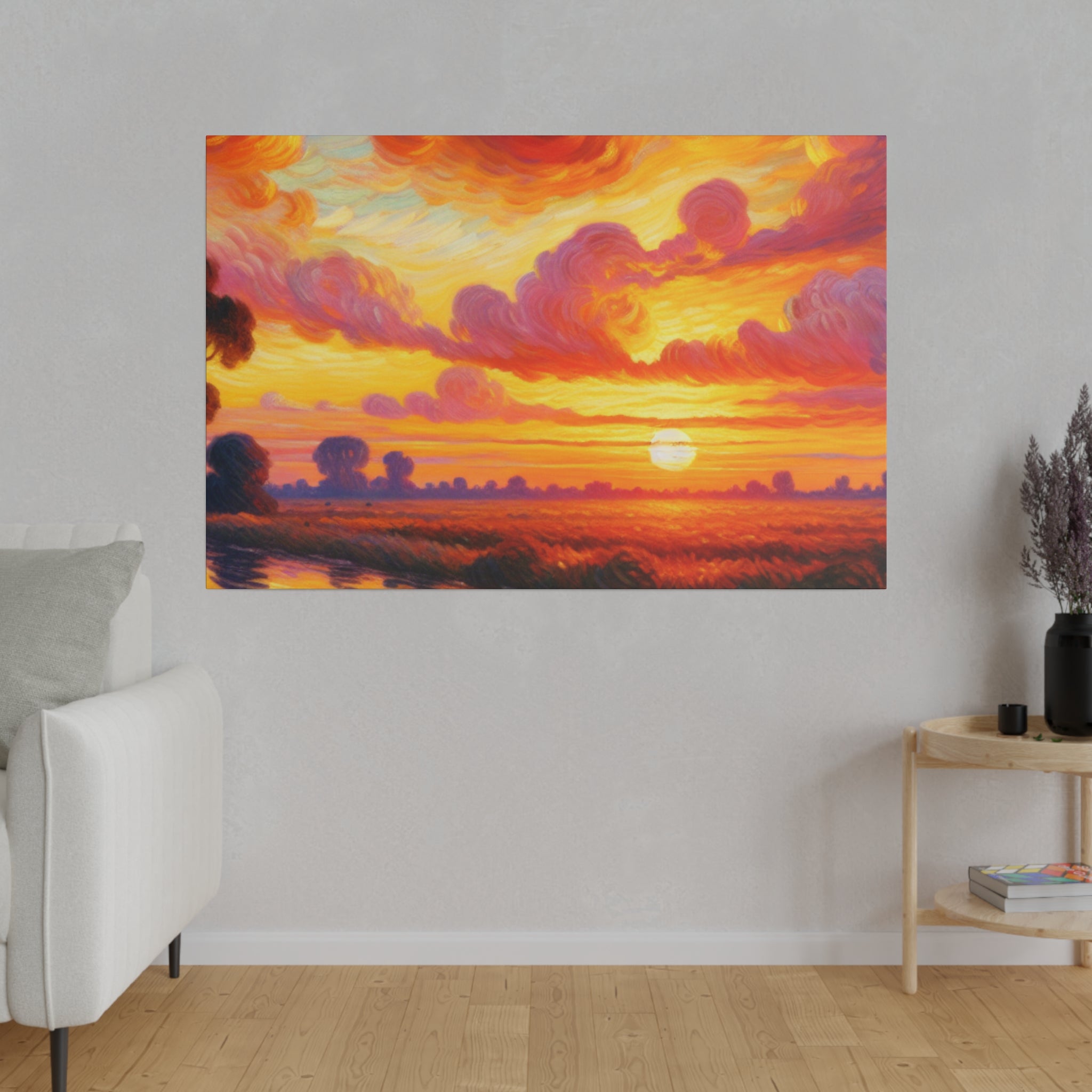 Solaris Meltdown Harmony Sunset Painting Canvas