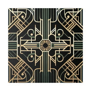 Deco Distinction Elegance Pattern Art Deco Wall Art Canvas