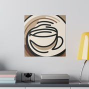 Ambient Cafe Art Minimalism Coffee Wall Art Canvas