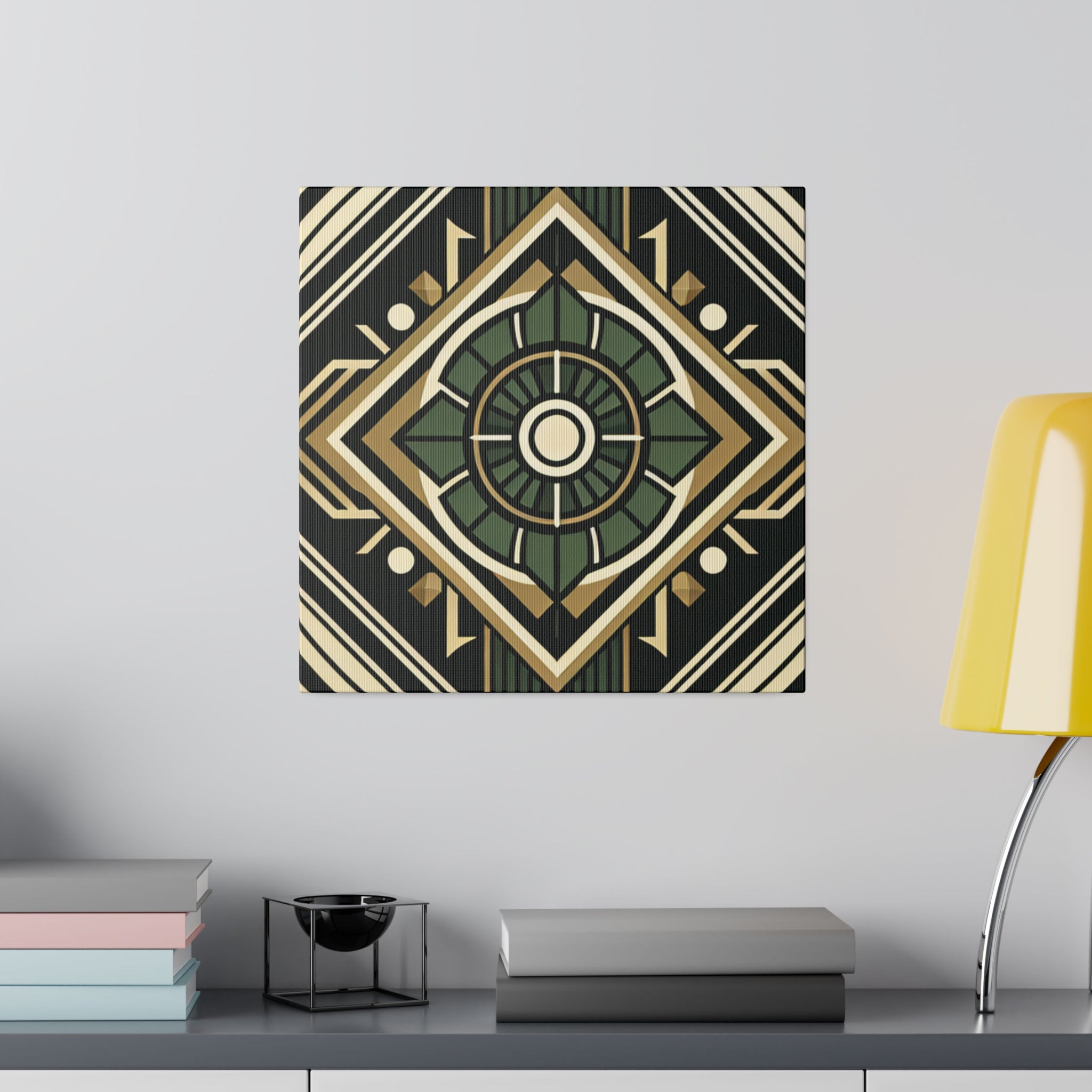 Deco Dreamline Geometry Art Deco Wall Art Canvas