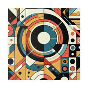 Maximalist Geometric Extravaganza Geometric Painting Canvas