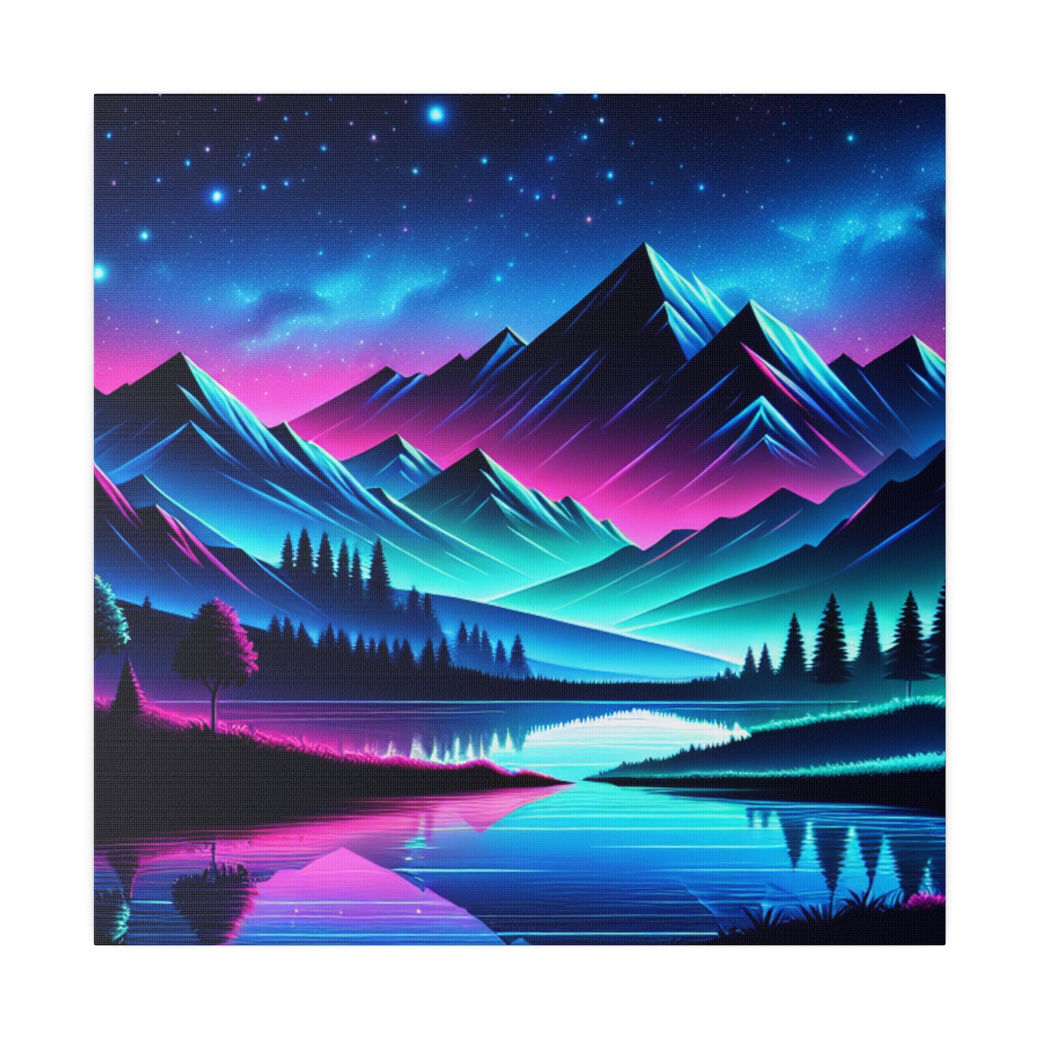 Majestic Mountain Landscape Art Canvas