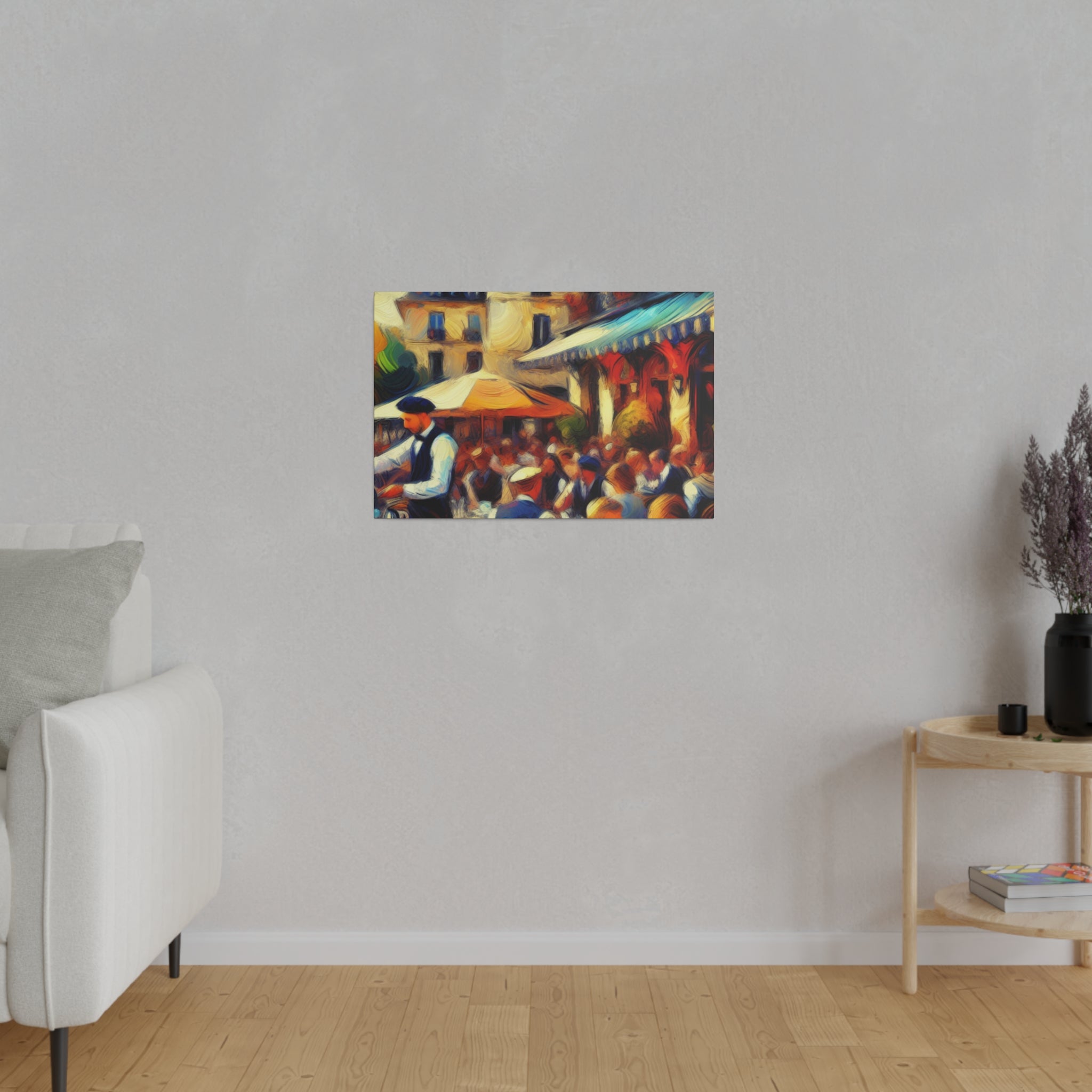 Espresso European Cafe Artwork Canvas