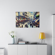 Parisian Symphony French Street Painting Canvas