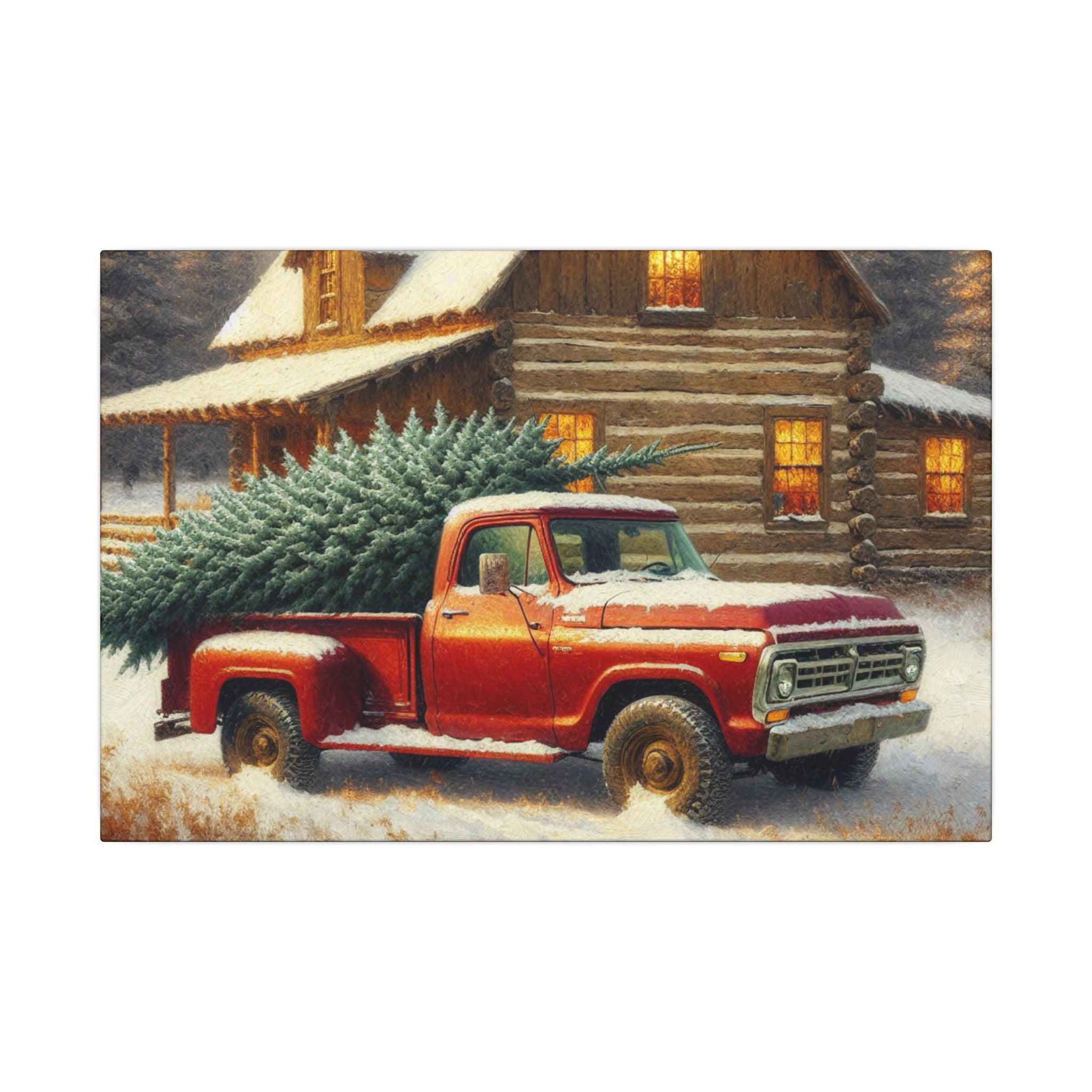 Christmas Tree Homecoming Canvas