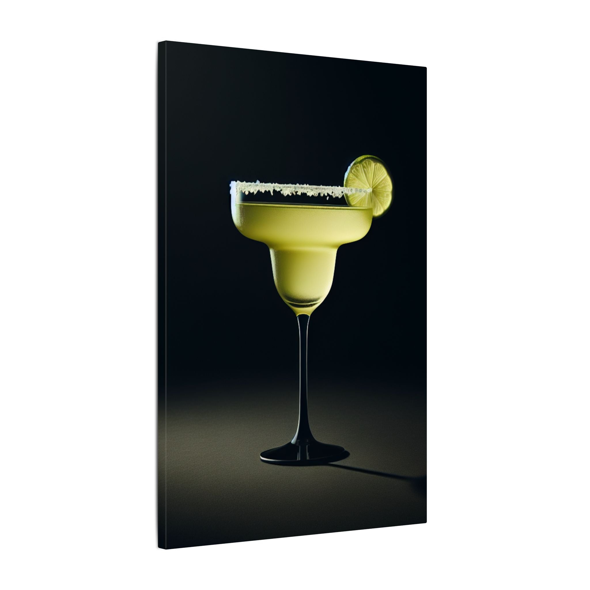 Lime Green Margarita Cocktail Canvas