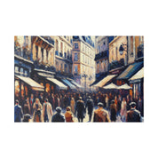 Parisian Melody French Street Painting Canvas