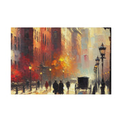 Boston Prism Portrayal Boston Street Painting Canvas