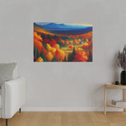 Autumn Symphony Unfolded Fall Painting Canvas