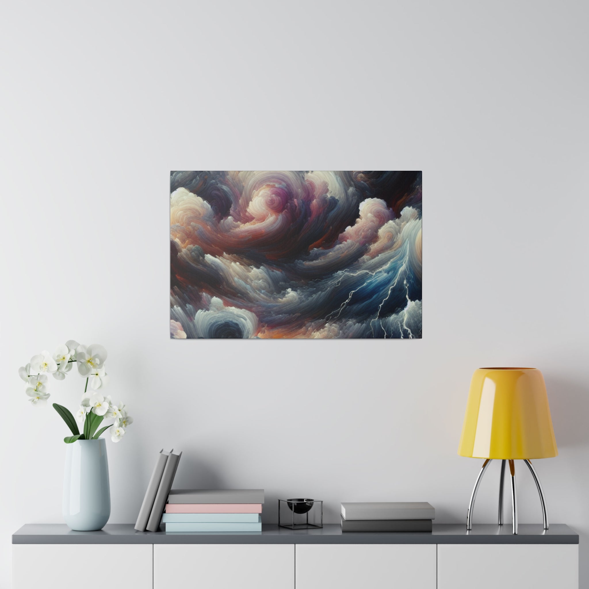 Rumbling Azure Spectacle Skyscape Painting Canvas