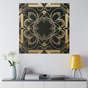 Deco Dazzle Elegance Pattern Art Deco Wall Art Canvas