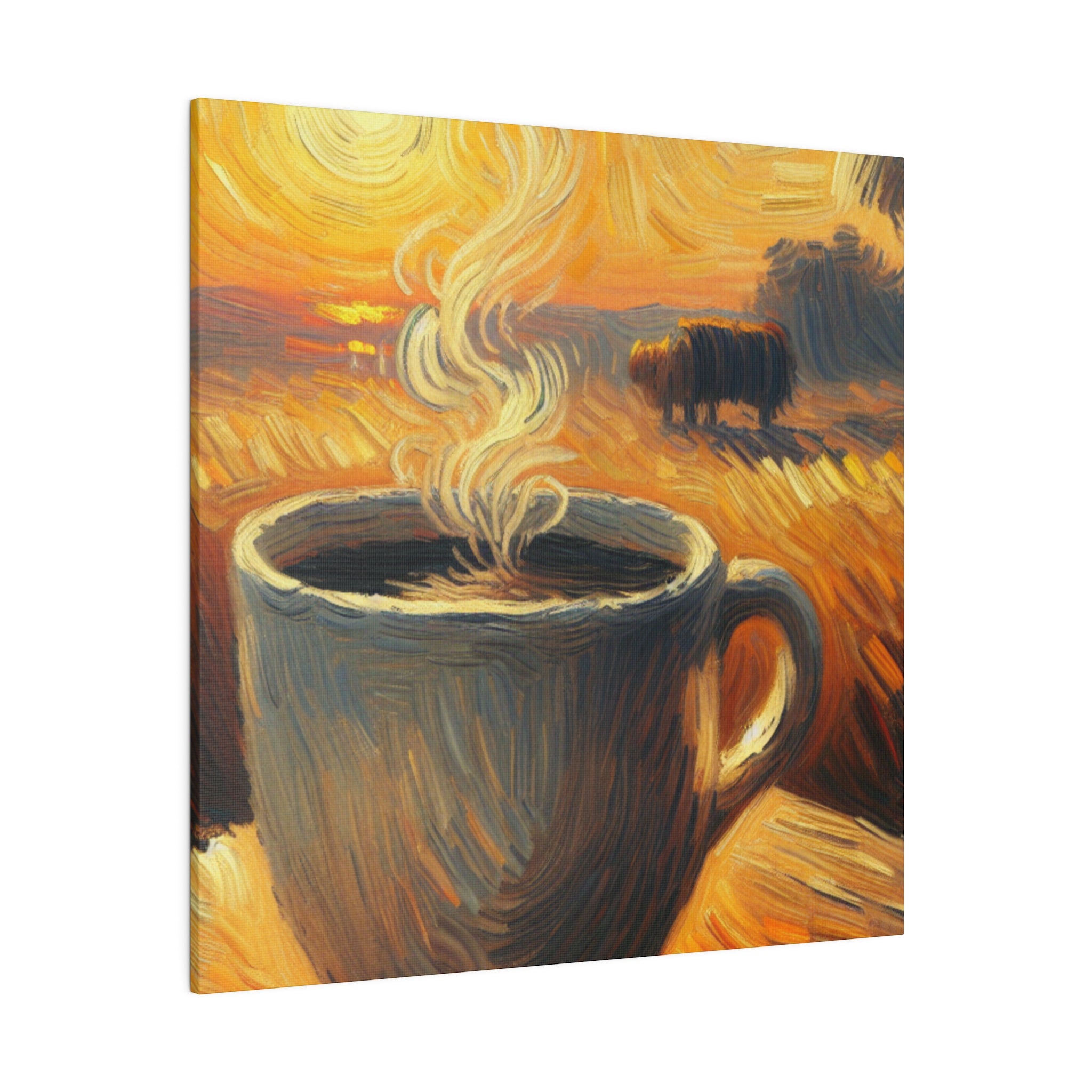 Farmlife Impressionist Countryside Artwork Coffee Painting Canvas