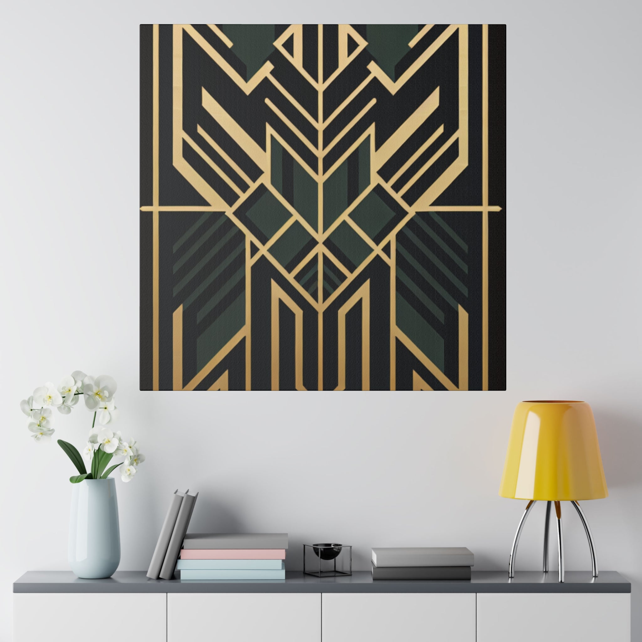 Art Deco Elegance Luxury Art Deco Wall Art Canvas