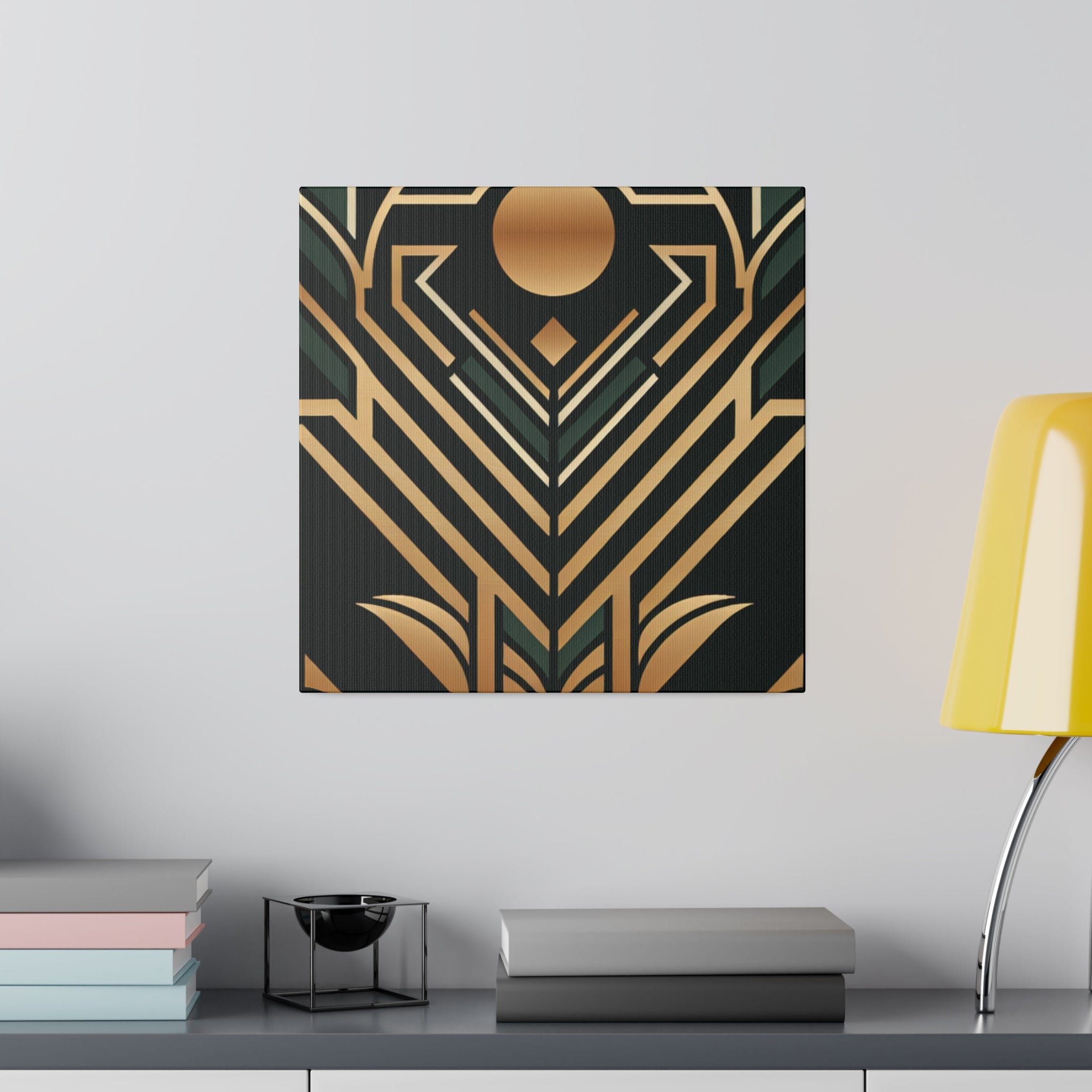 Deco Elegance Symphony Art Deco Wall Art Canvas